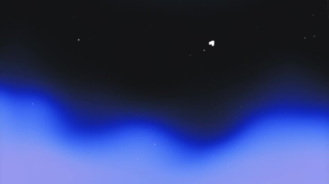 Abstract blue gradient motion background featuring soft flowing waves and particles in this digital video clip