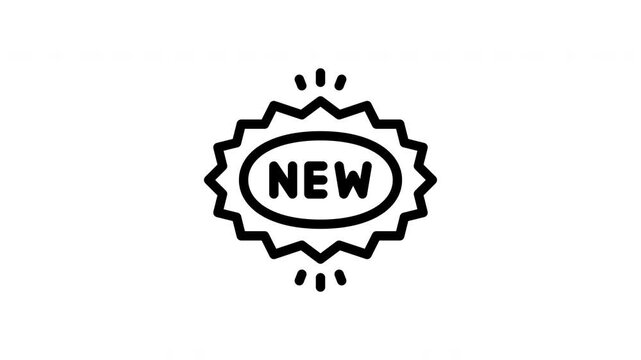 new minimalist stroke animation