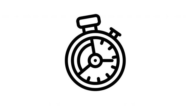 timer minimalist stroke animation