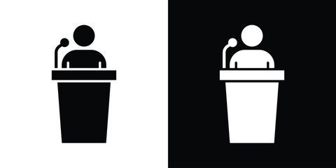 Public speaker icon © Muhtemel