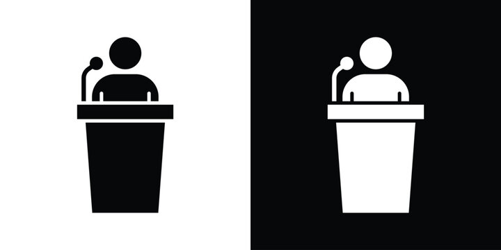 Public speaker icon