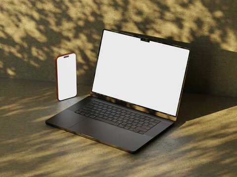 Responsive Web Design and website Mockup, Devices Mock up, Smartphone desktop tablet laptop template Mockup