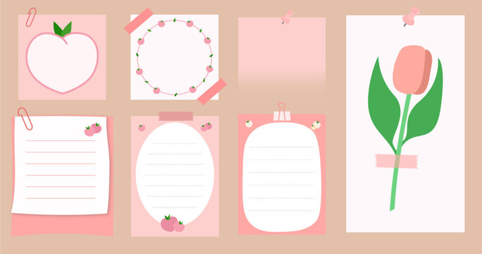 pink notepad
