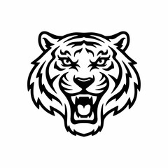 tiger head vector © Bidyut