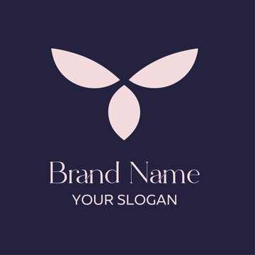 Butterfly design template. Vector illustration. Business sign.
