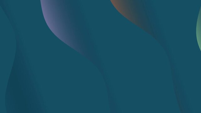 Abstract Motion Blurred Vertical Shapes on Deep Blue Background. 4K Video