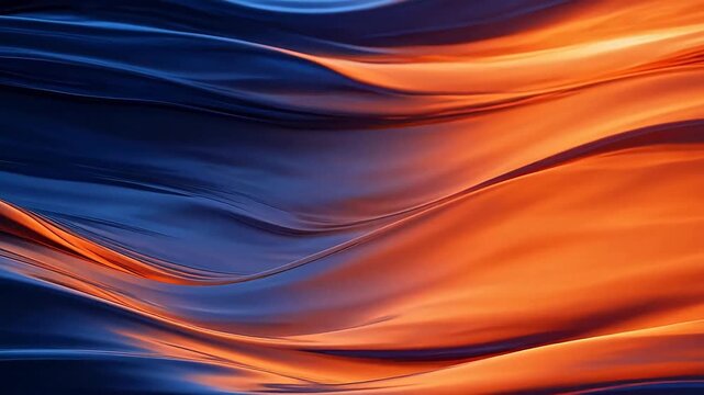 Abstract flowing wave design