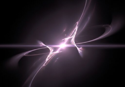 Starlight's Embrace: A dance of light and shadow.