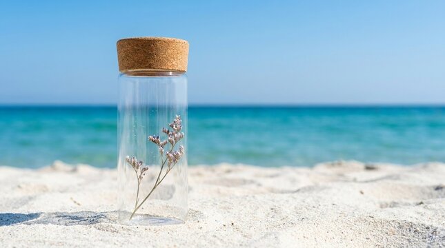 Conceptual double exposure photography blending clean ocean waves with abstract recycling symbols, visually promoting a zero-waste lifestyle and marine environment protection.