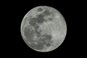 Fototapeta premium Mars-rise over Moon's horizon