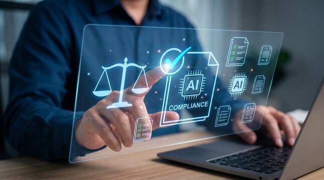 AI compliance and policy approval workflow with enterprise governance automation, digital audit verification, intelligent document validation, regulatory monitoring, and operational risk management 