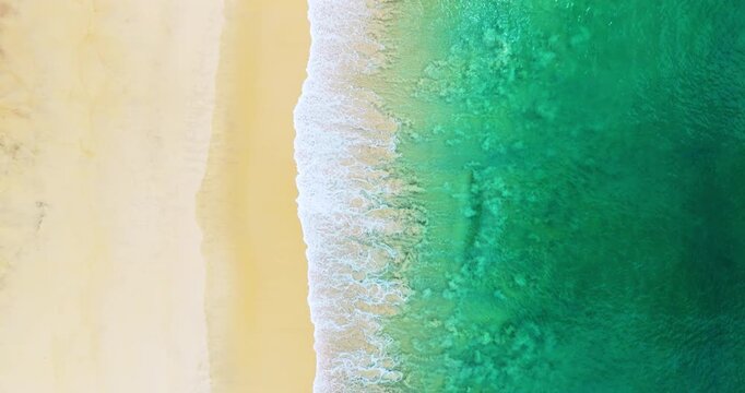 Nature beach sea summer background,Waves crashing on sandy shore beautiful sand nature landscape background