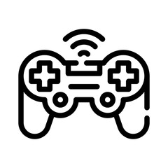gaming line icon © notivestudios