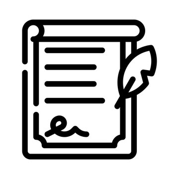 scroll line icon