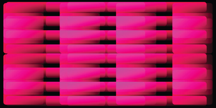 Abstract Pink Horizontal Motion Background with Glowing Gradient Bands and Dynamic Digital Blur Effect
