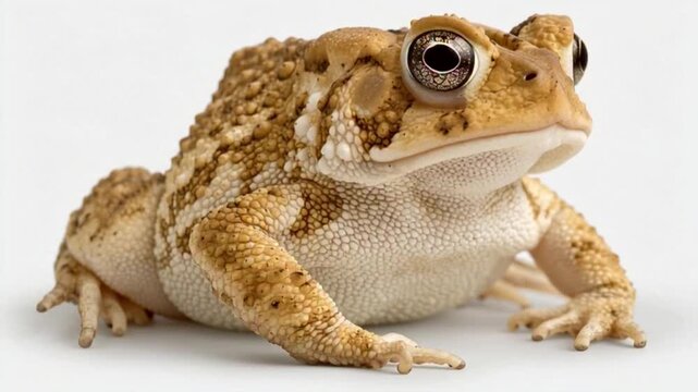 frog on white