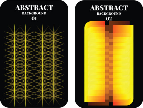 Abstract Golden Vertical Glow Background with Bright Light Column and Futuristic Gradient Effect