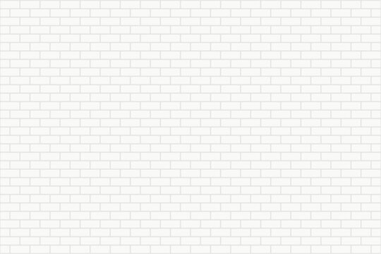 Clean white brick wall texture background