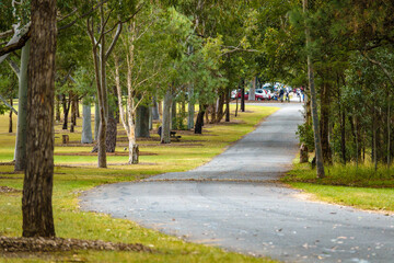 Fototapeta premium May 1, 2026, Parramatta Park, New South Wales, Australia. Historic buildings and parkland within the heritage-listed public park.