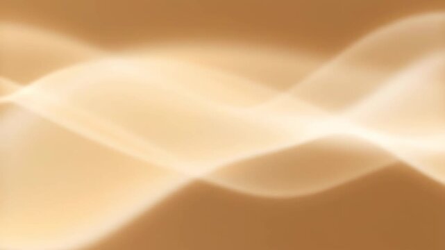 Abstract soft cream fabric background with elegant waves and smooth texture