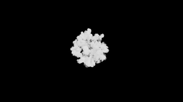 Cartoon smoke explosion blast FX, smoke dust flash spark doodle burst, 2D liquid splash motion, energy hand drawn shiny effects, smoke  transition animation on black screen background, 4K
