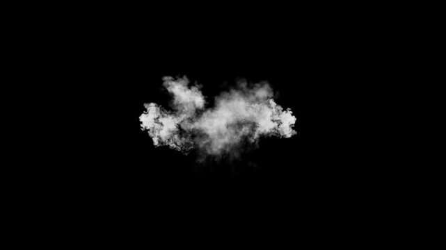 Cartoon 2D smoke dust explosion FX, smoke burst elements, liquid splash doodle, cloud light, energy transition animation on black screen, flash motion effects 4K.