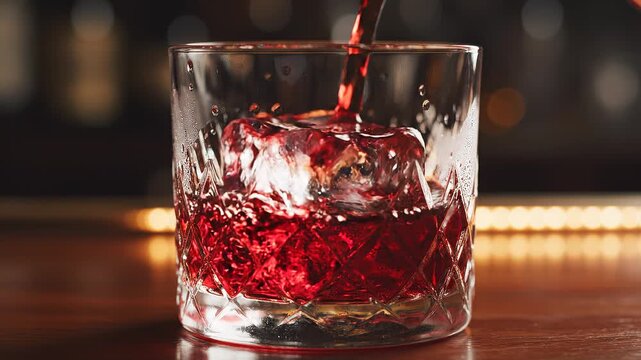 Glasses of red wine and cola with ice, isolated on white background, refreshing cold beverages concept for party, bar and closeup drink photography