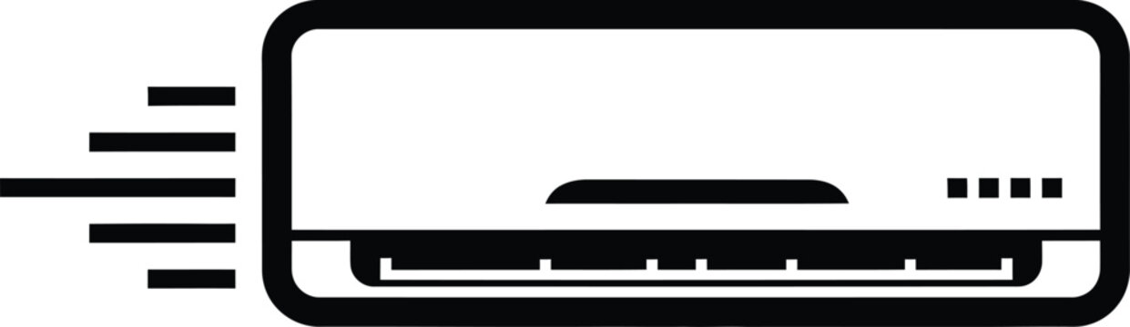 Black and white printer icon