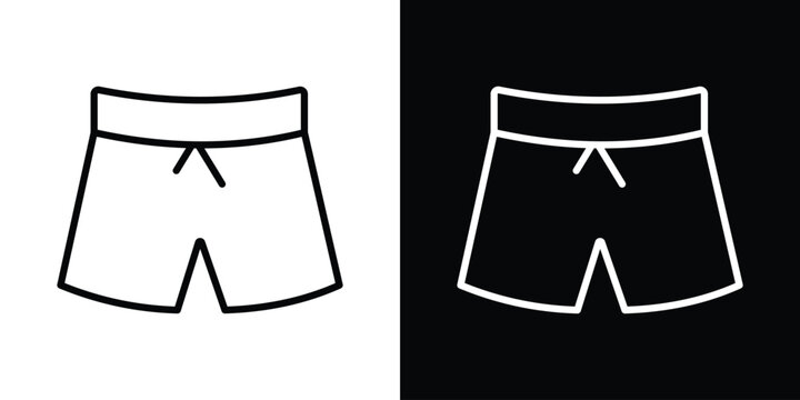 Beach shorts icon