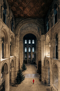interior architecture design of Peterborough Cathedral, England