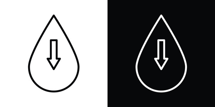 Low water level icon