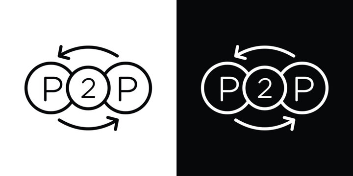 Peer to peer icon