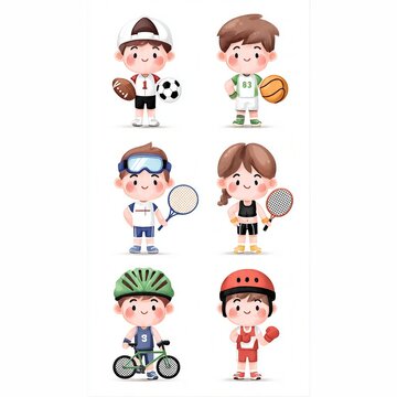 Set karakter propesi kartun