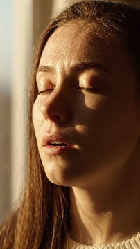 A Serene Moment: Capturing Inner Peace and Reflections in Natural Light, Highlighting the Subtle Beauty of Tranquility and Stillness in Everyday Life.
