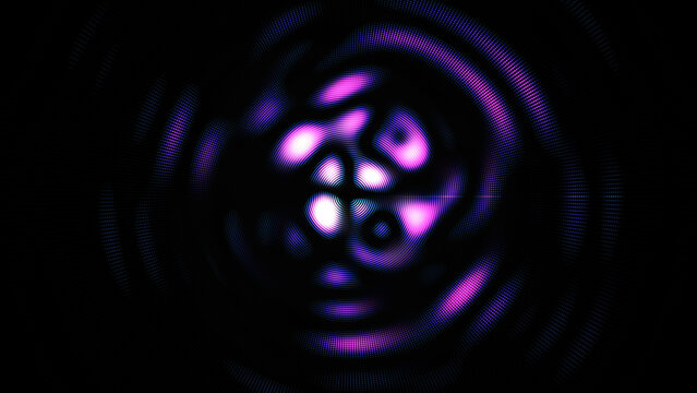 generative cymatic frequency mandala 2d