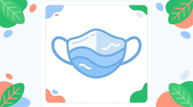 Face Mask Icon, Health Protection, Medical Concept