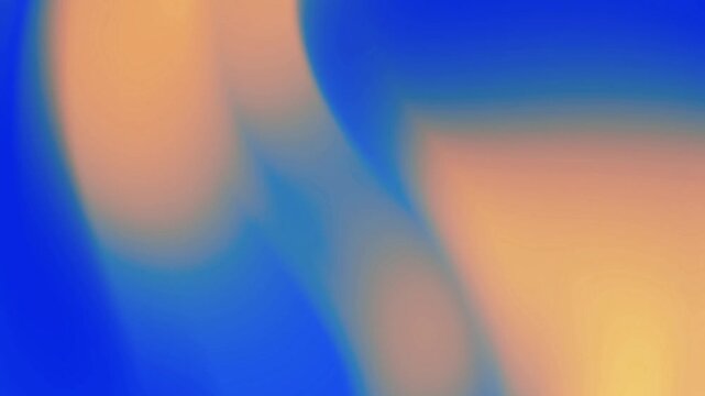 Abstract smooth motion of orange and blue liquid paint colors blending together fluid background art design gradient fluid background art design gradient