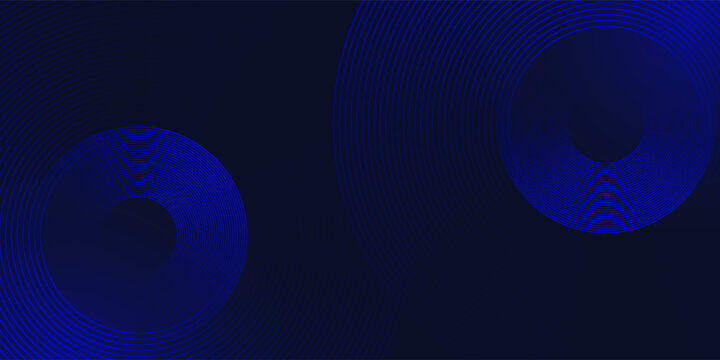 Premium blue modern background with cirle 3d