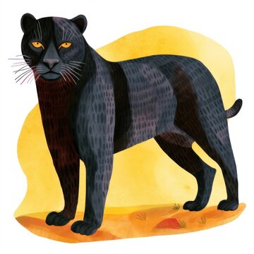 Black panter mammal animal pet.