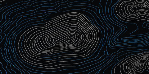 Abstract topographic contour line elevation pattern with topography elevation abstract geography navigation cartography scientific geometric background stylized minimalist complexity © MOHAMAD