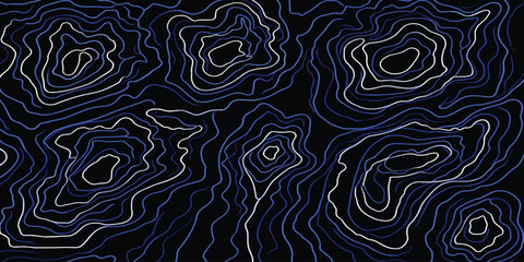 Abstract topographic map contour lines pattern design with topographic abstract background geography elevation concentric cartography geometric minimalist visualization navigation technical © MOHAMAD