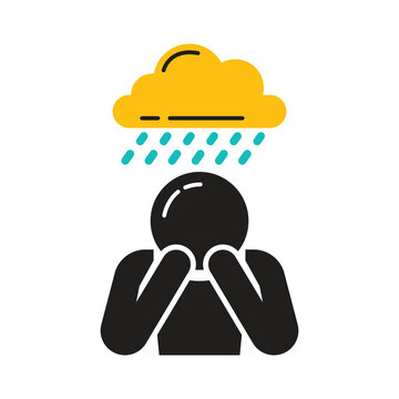 Depression icon design