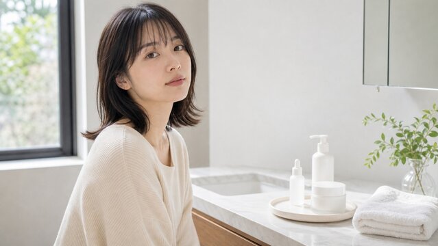 Fresh Chestnut Hair Bathroom Skincare