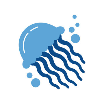Jellyfish icon design