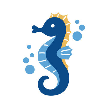 Seahorse icon design