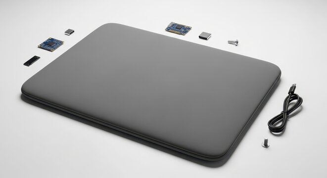 Wireless charging pad and accessories.