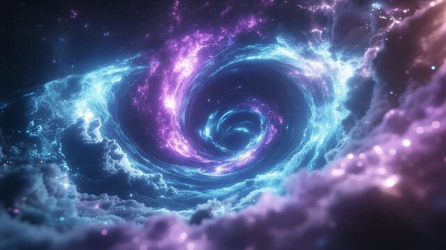 Cosmic Energy Portal Loop Background