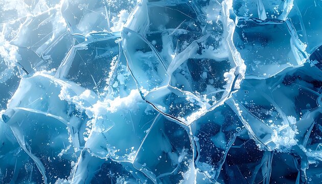Microscopic view of blue bacterial cells in culture.