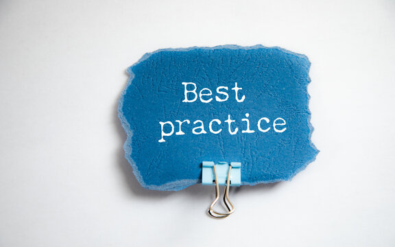 Best Practice Speech Bubble Isolated