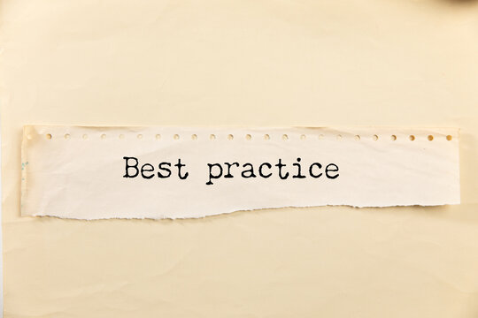 Best Practice Speech Bubble Isolated
